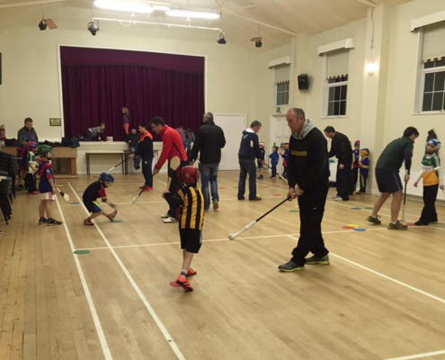 Brian Carroll visiting our underage team