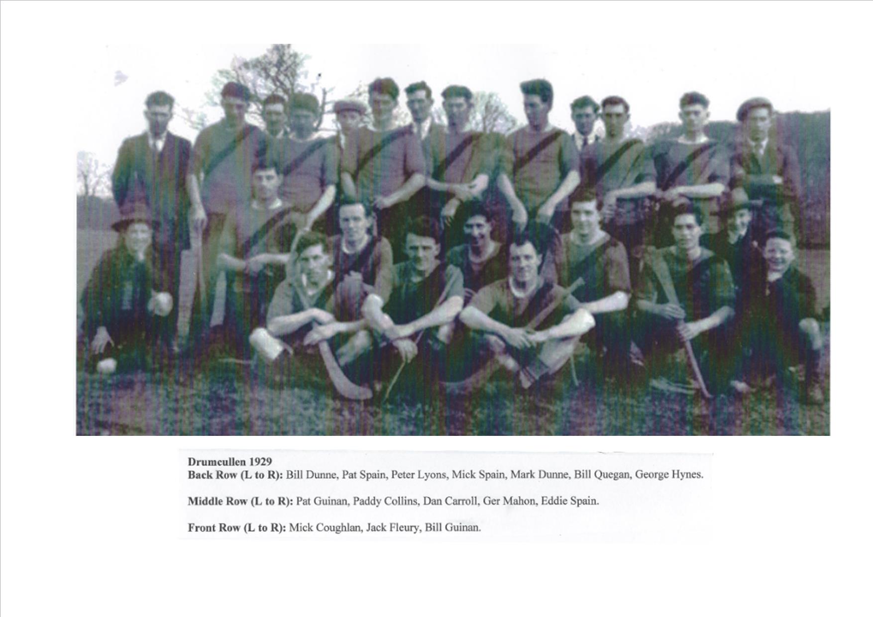 Drumcullen Team - 1929