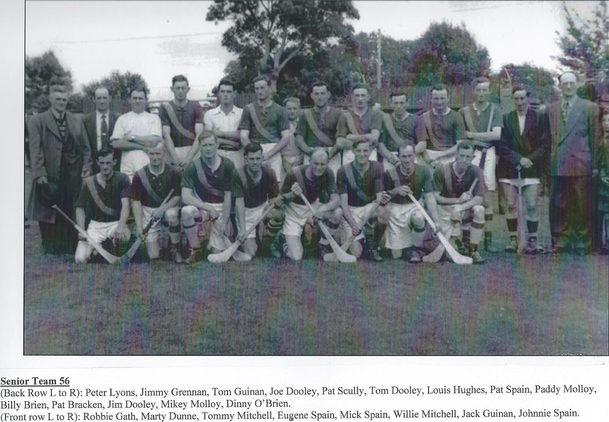 Drumcullen Senior Team - 1956