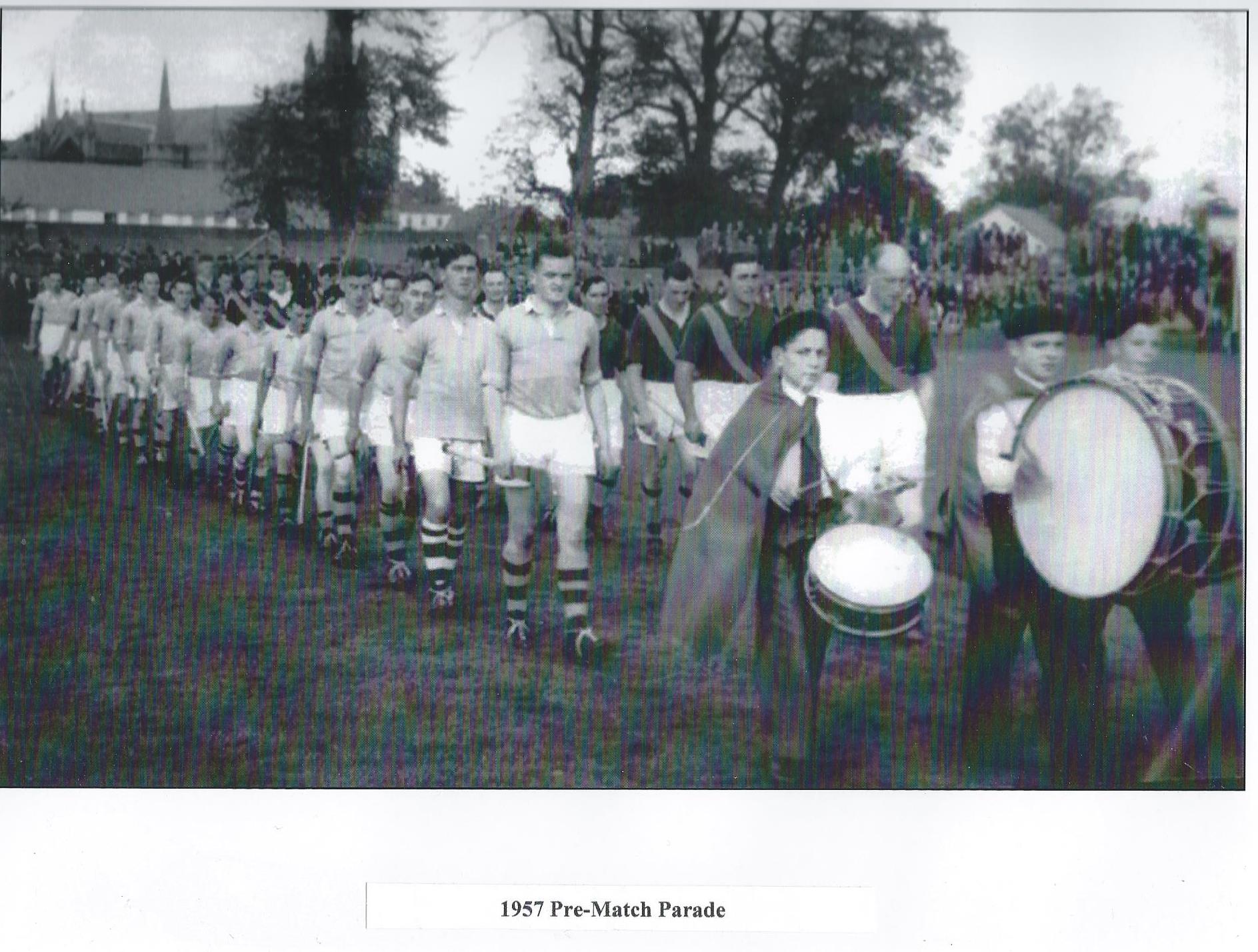 1957 Pre-match Parade