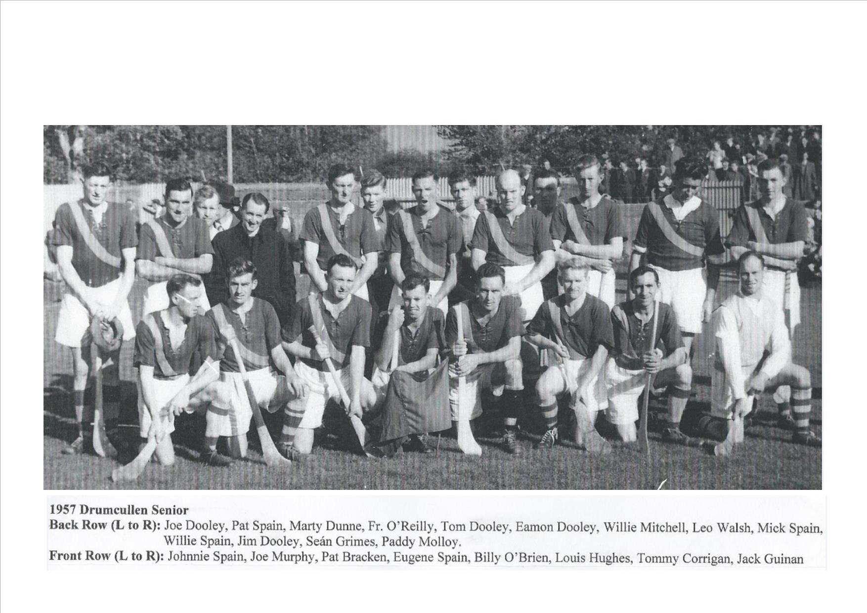 Drumcullen Senior Team - 1957