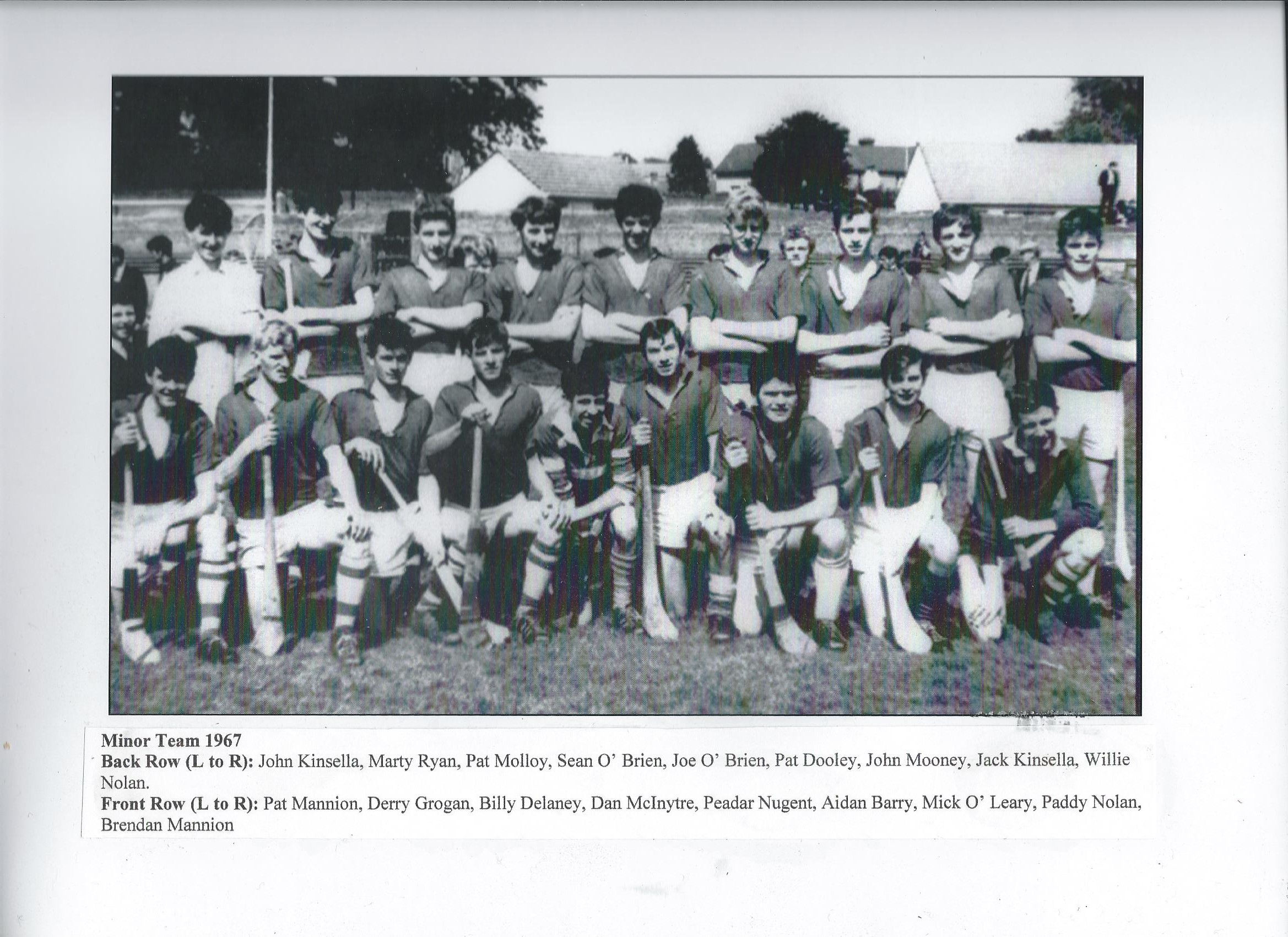 Drumcullen Minor Team - 1967