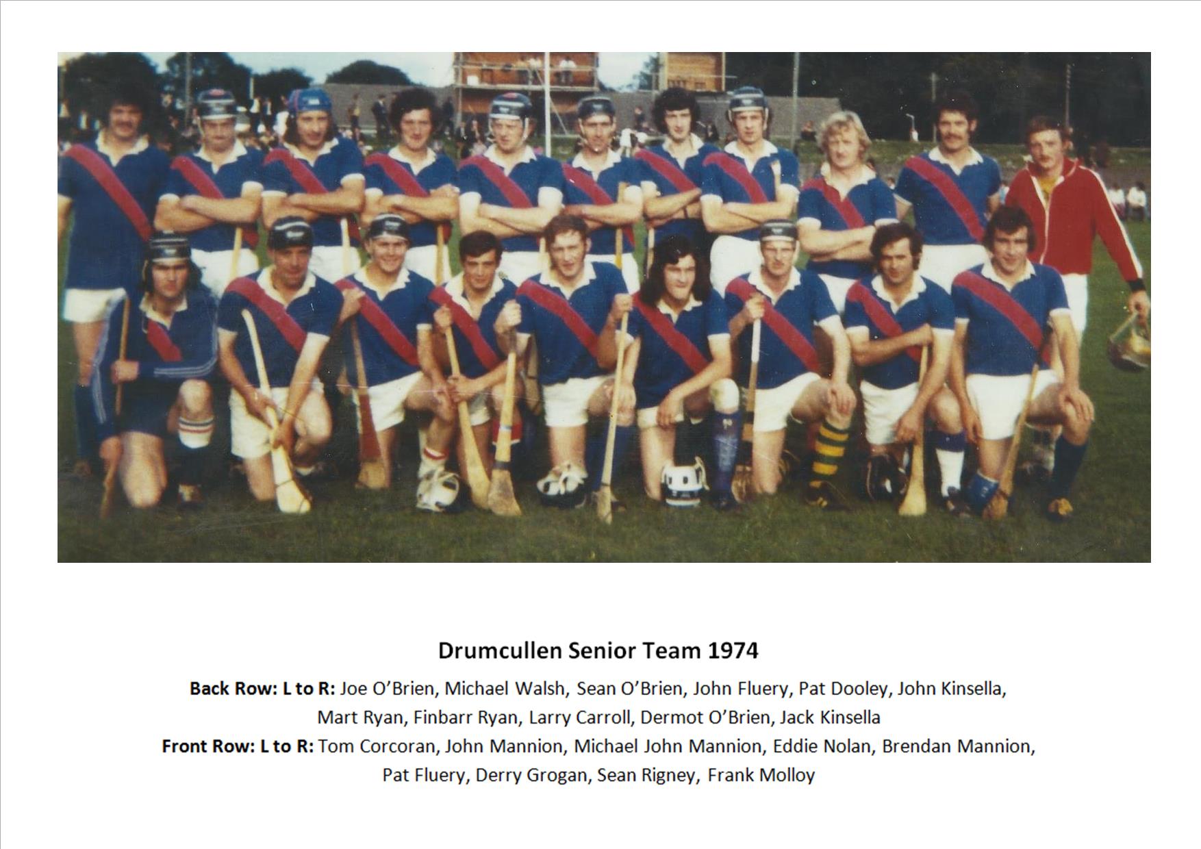 Drumcullen Senior Team - 1974