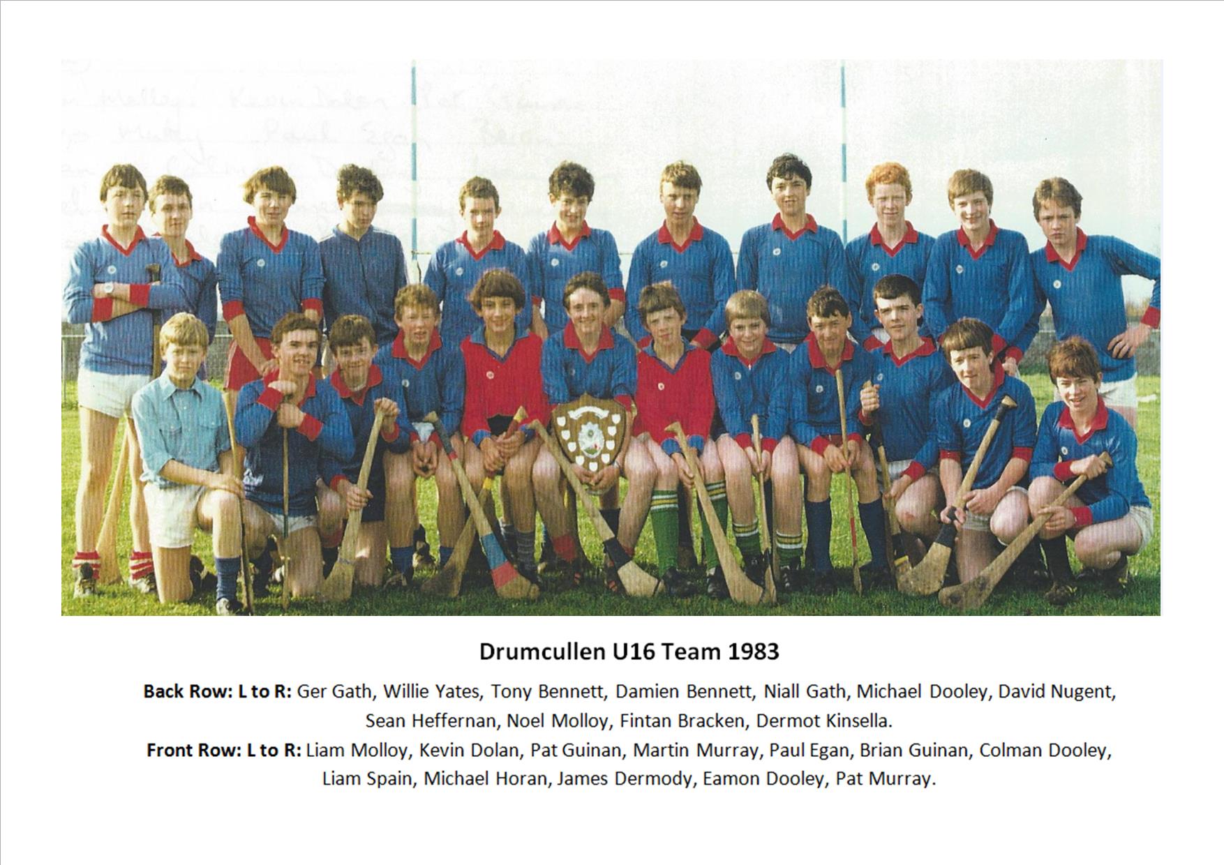 Drumcullen U16 Team 1983