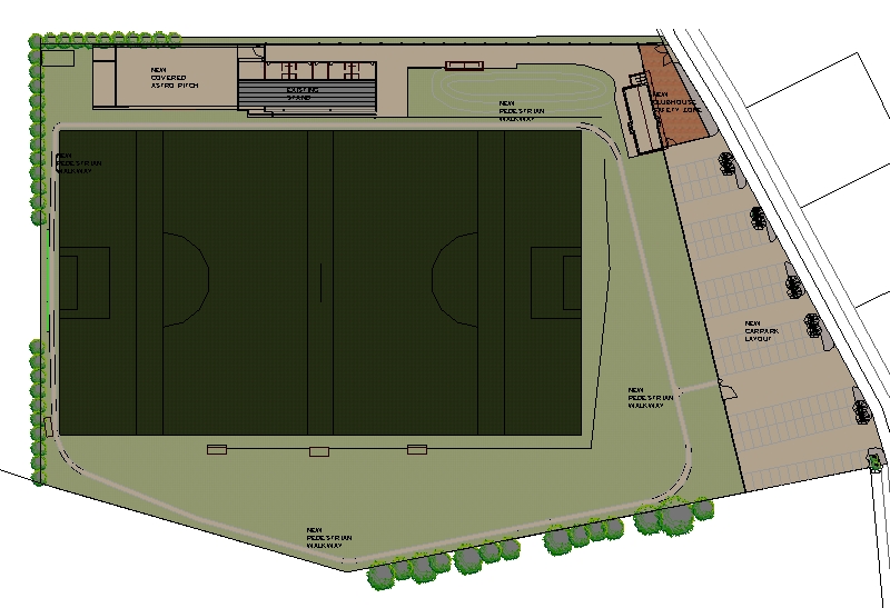 1613-site-plan Rath Hurling Field Development